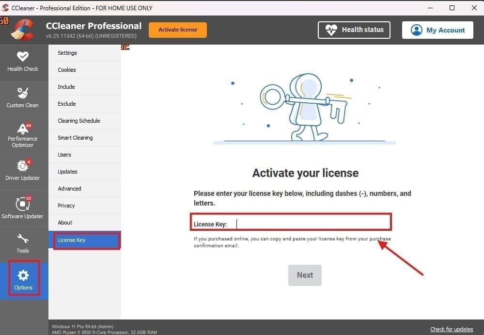 CCleaner Activation Guide