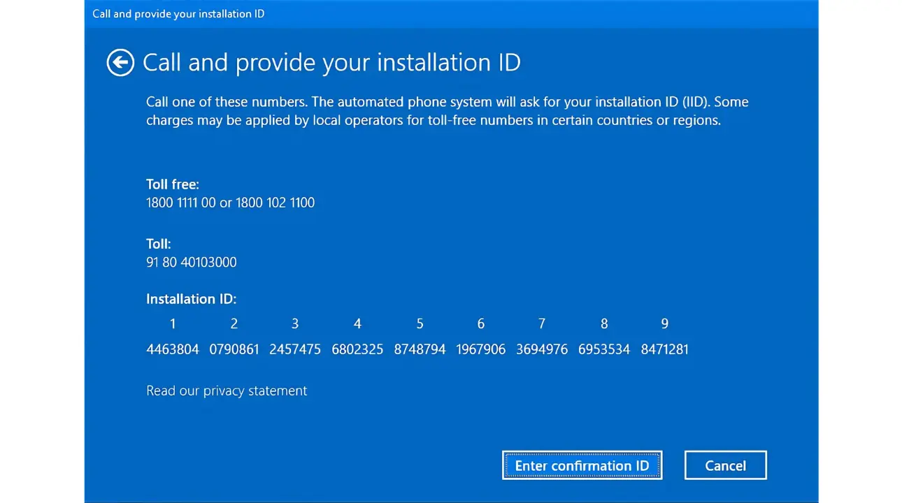 Guida all'Attivazione di Microsoft Windows 10/11 Attivazione telefonica di Windows 10/11